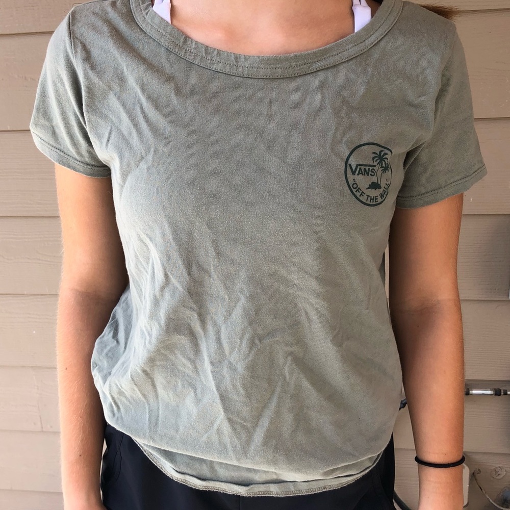 Light green Vans tee